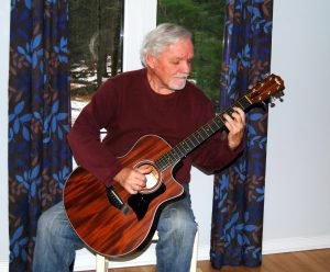 Richard and one of his Taylor guitars